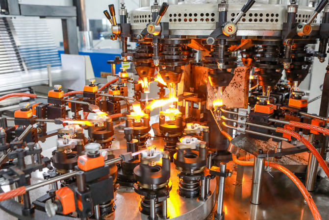 Bottle making machine